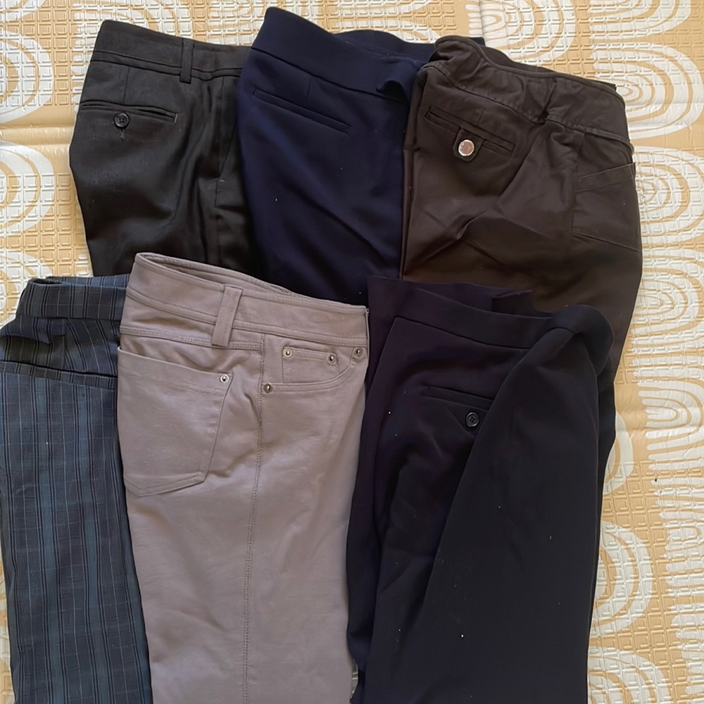Ann Taylor and Banana Republic Dress  Pant Trouser Bundle 2 petite